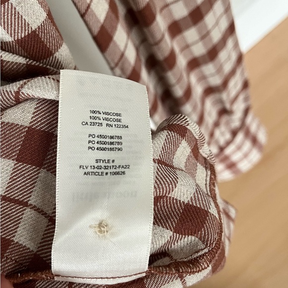 NWT Little Moon Calla Button-Up Blouse - Picture 9 of 9